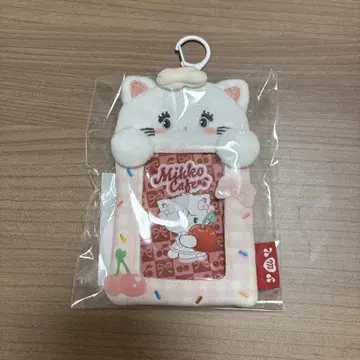 mikko cafe 카페 트레이딩 카드 봉제 인형 카드 케이스 무스