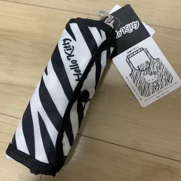시마무라 산리오 헬로키티 제브라 패턴 쇼핑백 에코백