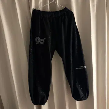 9090 로고 글리터 라이트 스웨트 팬츠