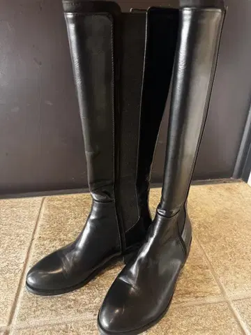 HIAND 베이직 롱 부츠 ( BLACK ) (SIZE: 23cm)