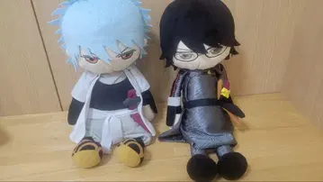 [ 초레어 ] 은혼 사카타 긴토키(백야차) 시무라 신파치 쿠타리 쿠션