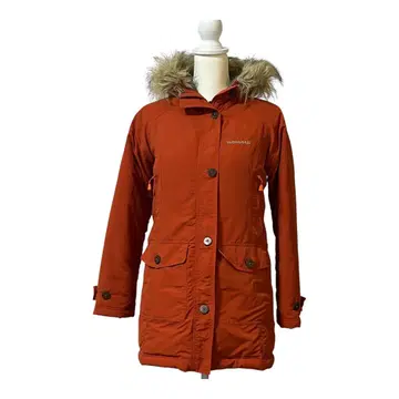 몽벨 하스키 코트 650필 다운 코트 여성용 S 오렌지