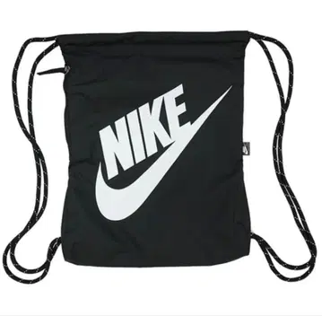 NIKE 블랙 짐색 드로우 스트링 냅색