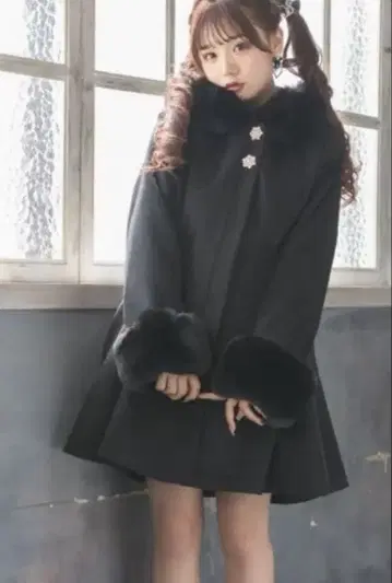ROJITA 백리본 후디 코트