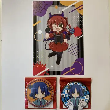 봇치 더 록! 할로윈 캔뱃지 세트 야마다 료 키타 이쿠요