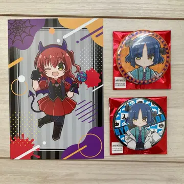 봇치 더 록! 할로윈 캔뱃지 세트 야마다 료 키타 이쿠요