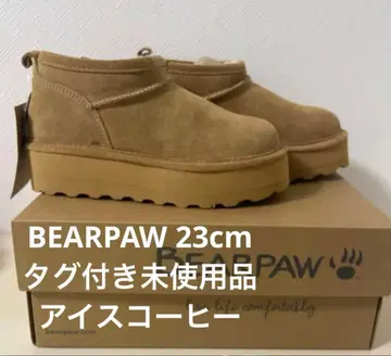 [ 미사용 ] 베어파우 BEARPAW 어그 부츠 23cm 아이스 커피