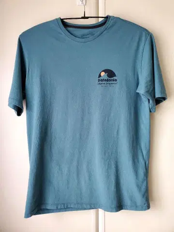 Patagonia 남성용 XS 사이즈 그린 오가닉 코튼 T셔츠