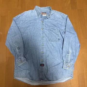 Dickies X-LARGE 콜라보 데님 셔츠
