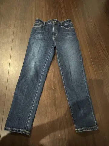 PLST 스트레이트 데님 다크 블루