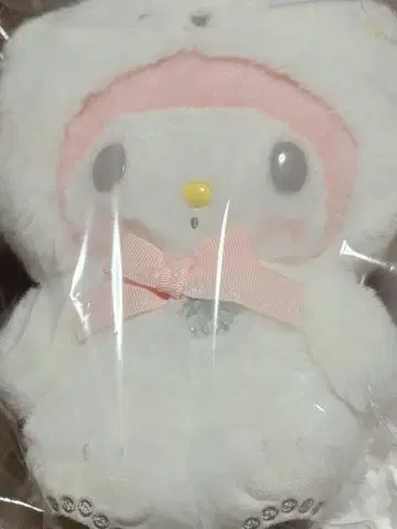 산리오 마이멜로디 봉제 인형 마스코트 포근포근 스노우 디자인 시로쿠마