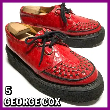 희귀 GERORGE COX 조지 콕스 5 약 24.5cm 빨간색 영국제