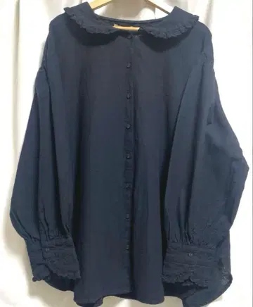 프릴 옷깃 블라우스 블랙 사만사 모스모스