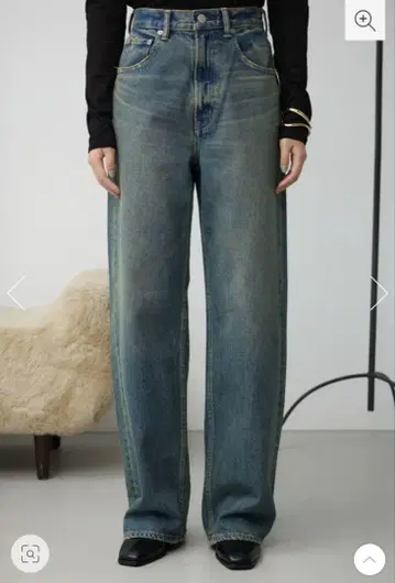 [ 새상품 ] AZUL DENIM 하이웨스트 와이드 데님 /BLU