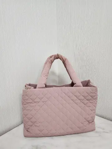 Francfranc 퀼팅 툴백 핑크