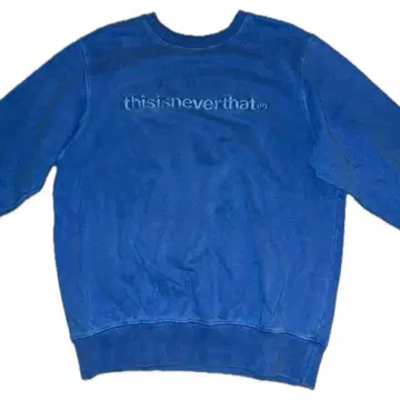 thisisneverthat 파랑 로고 맨투맨 남성용 S