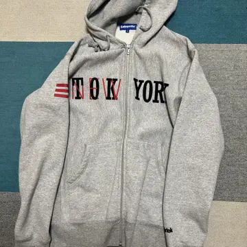 Lafayette NY 디자인 후드 부착 후드티 L 사이즈