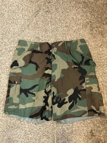 80s M-65 우드랜드 카모플라주 컷오프 LARGE 컷오프