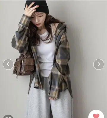 La-gemme 라지엠 빈티지라이크 체크 셔츠