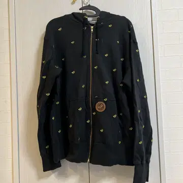 XLARGE 바나나 패턴 후드 부착 후드티