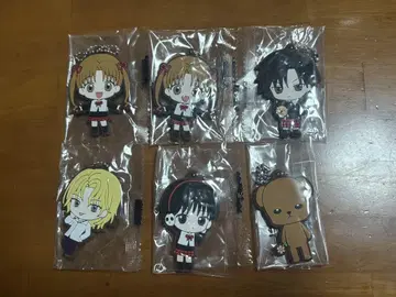 학원 앨리스 가챠 러버 마스코트 미캉 나츠메 나루미 호타루 Mr.베어