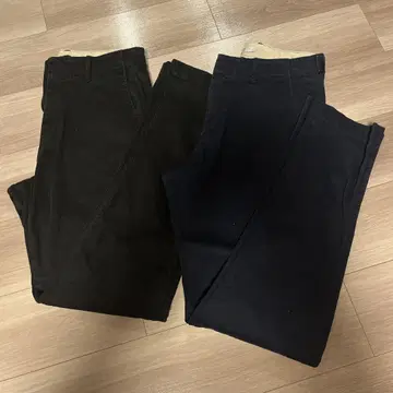 UNIQLO +J 치노 팬츠 블랙&네이비 31inch