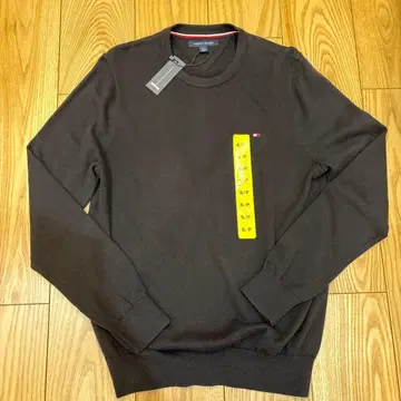 택 포함 새상품 TOMMY HILFIGER 블랙 긴팔 니트