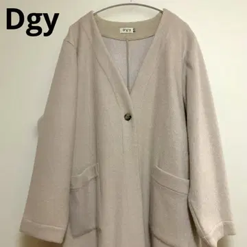 Dgy 베이지 롱 코트