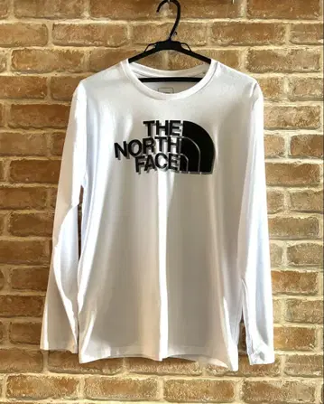 주말 한정판 가격 인하 THE NORTH FACE 롱 슬리브 T 셔츠 L