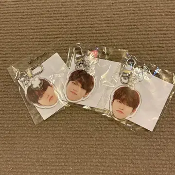 아이돌 얼굴 키링 3개 세트 박정우