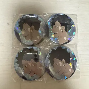 하이큐!! 트레이딩 홀로그램 캔뱃지 -잘 먹겠습니다!- 쿠로오 테츠로