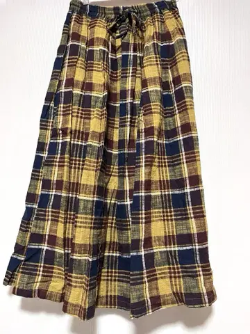 OMNES 체크 스커트