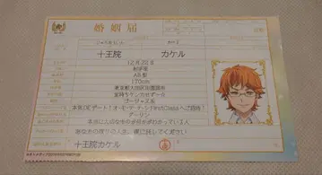 킹 오브 프리즘 킹프리 혼인 신고서 쥬오인 카케루