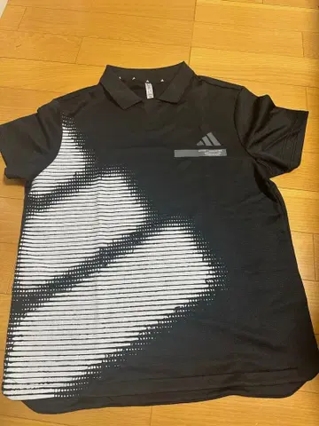 adidas 블랙 피케 셔츠 A/XL