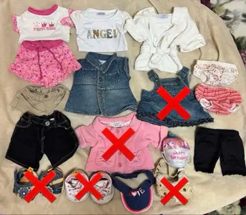 묶음 판매 빌드어베어 BUiLD-A-BEAR 옷 갈아입기