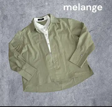 melange 메주 도킹 셔츠 긴팔