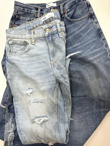 ZARA 자라 데님 팬츠 2개 세트