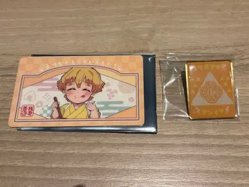 귀멸의 칼날 키메츠 식당 아가츠마 젠이츠 특전 카드 랜덤 핀즈