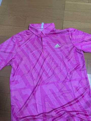 adidas 핑크 피케 셔츠 J/XO