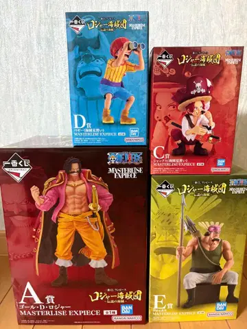 제일복권 원피스 로저 해적단 ~전설의 해적~ A.C.D.E 세트