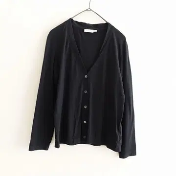선스펠 SUNSPEL 코튼 V넥 가디건 2 블랙