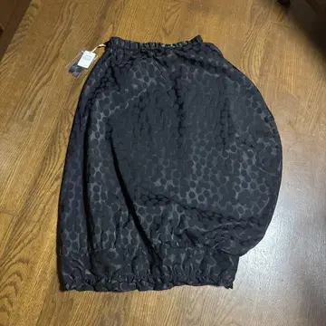 센소유니코 메후 블랙 롱 스커트 38
