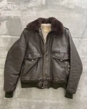Schott NYC 플라이트 자켓 다크 브라운