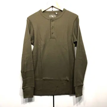 택 포함 새상품 아비렉스 헨리넥 써멀 T셔츠 긴팔 AVIREX