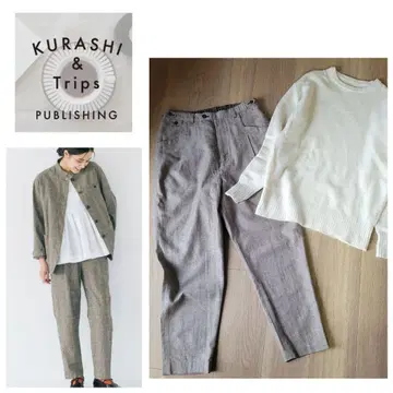 kurashi&trips 테이퍼드 팬츠