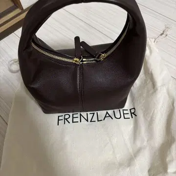 FRENZLAUER 다크 브라운 핸드백 새상품급