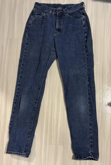 리 다크 블루 슬림핏 데님
