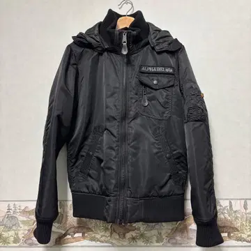 ALPHA IND. 블랙 플라이트 자켓