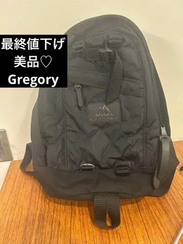 최종 가격 인하 할인 불가. GREGORY 블랙 백팩