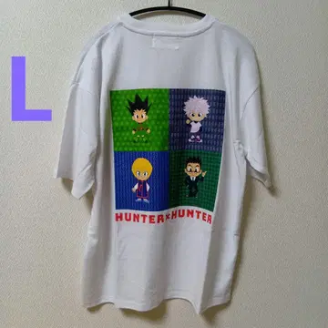 HUNTER x HUNTER 티셔츠 화이트 L 사이즈 귀여운